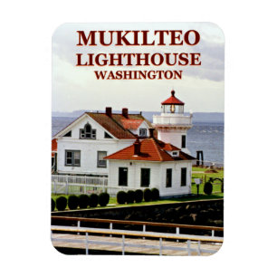 Magnet Flexible Phare de Mukilteo, aimant de Washington Flexi