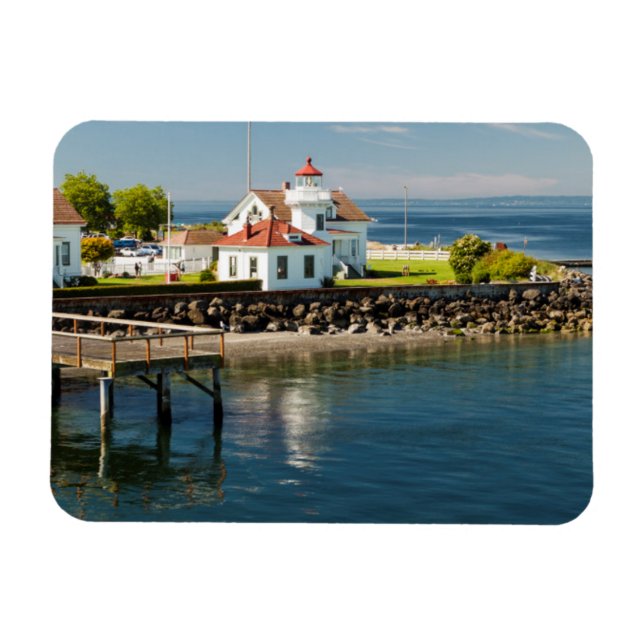 Magnet Flexible Phare de Mukilteo, Mukilteo, Washington, USA (Horizontal)