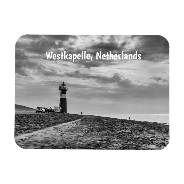 Magnet Flexible Phare de Noorderhooft, Westkapelle, Pays-Bas (Horizontal)