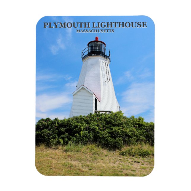 Magnet Flexible Phare de Plymouth, Massachusetts "le Gurnet" (Vertical)
