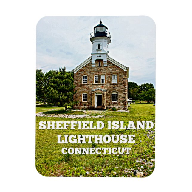 Magnet Flexible Phare de Sheffield Island, Connecticut (Vertical)