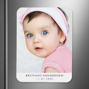 Magnet Flexible Photo bébé moderne Blanc