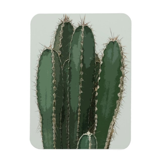 Magnet Flexible Photo cactus moderne (Vertical)