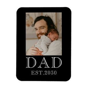 Magnet Flexible Photo de bébé établie par papa 