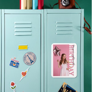 Magnet Flexible Photo de fête universitaire pour 18 ans
