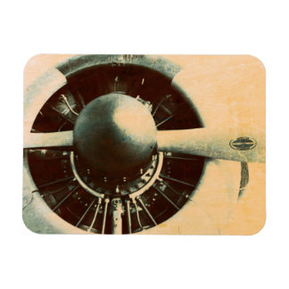 Magnet Flexible Photo de hélice de moteur d'avion antique