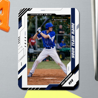 Magnet Flexible Photo de joueur de baseball personnalisée dynamiqu