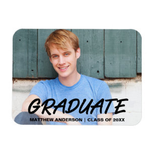 Magnet Flexible Photo de la Faire-part de graduation Cool moderne