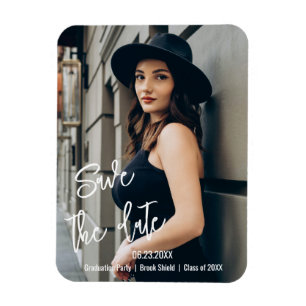 Magnet Flexible Photo de la partie Graduation de script personnali