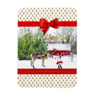 Magnet Flexible Photo de Noël Joie et Paix