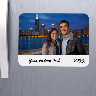 Magnet Flexible Photo de vacances familiales personnalisées pour r