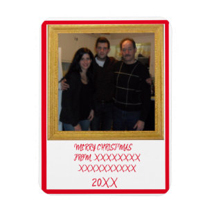 MAGNET FLEXIBLE PHOTO DE VACANCES PERSONNALISÉE CARTE DE SALUT MA