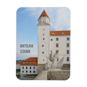 Magnet Flexible Photo de voyage du château de Bratislava en Slovaq