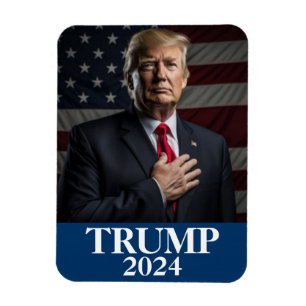 Magnet Flexible Photo Donald Trump - Trump 2024 Garder l'Amérique 