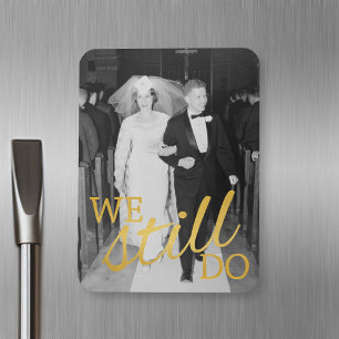 Magnet Flexible Photo du 50e anniversaire du Mariage - Nous le fai