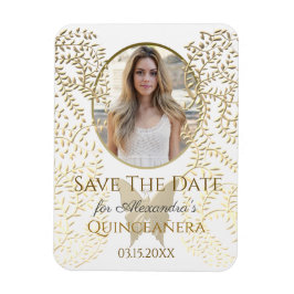 Magnet Flexible Photo Enregistrer La Date Quinceanera