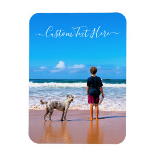 Magnet Flexible Photo et texte personnalisés - Votre propre concep