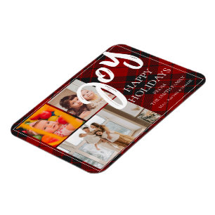 Magnet Flexible Photo Festive Festive de conservation de la mémoir