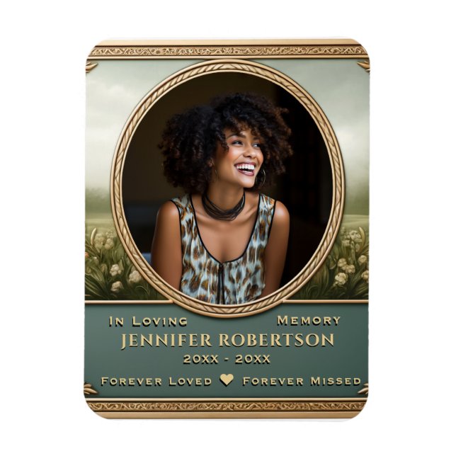 Magnet Flexible Photo Memorial (Vertical)