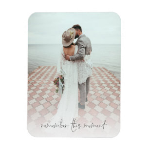 Magnet Flexible Photo personnalisé Souvenez-vous de ce moment Jeun