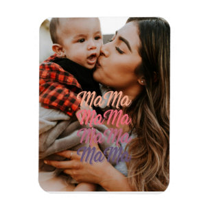 Magnet Flexible Photo personnalisée de la Fête des mères