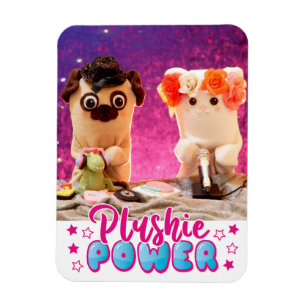 Magnet Flexible Photo personnalisée Kawaii Cute Plushie Power