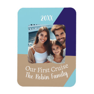 Magnet Flexible Photo personnalisée Notre premier souvenir de croi