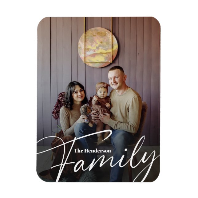 Magnet Flexible Photo simple personnalisée (Vertical)