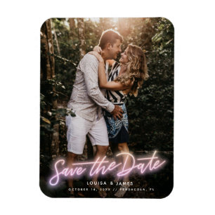 Magnet Flexible Photo verticale de Neon Enregistrer l'aimant de da