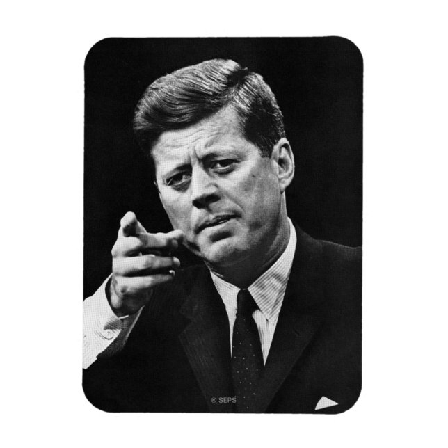 Magnet Flexible Photographe de John F. Kennedy 3 (Vertical)