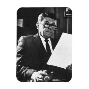 Magnet Flexible Photographie de Ronald Reagan