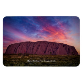 Magnet Flexible Photographie pittoresque - Uluru au coucher du sol