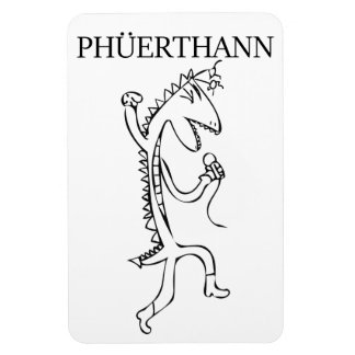 Magnet Flexible Phuerthann 4" par 6" Aimant photo flexible