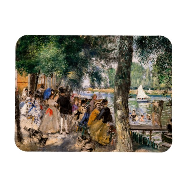Magnet Flexible Pierre-Auguste Renoir - Baignade sur la Seine (Horizontal)