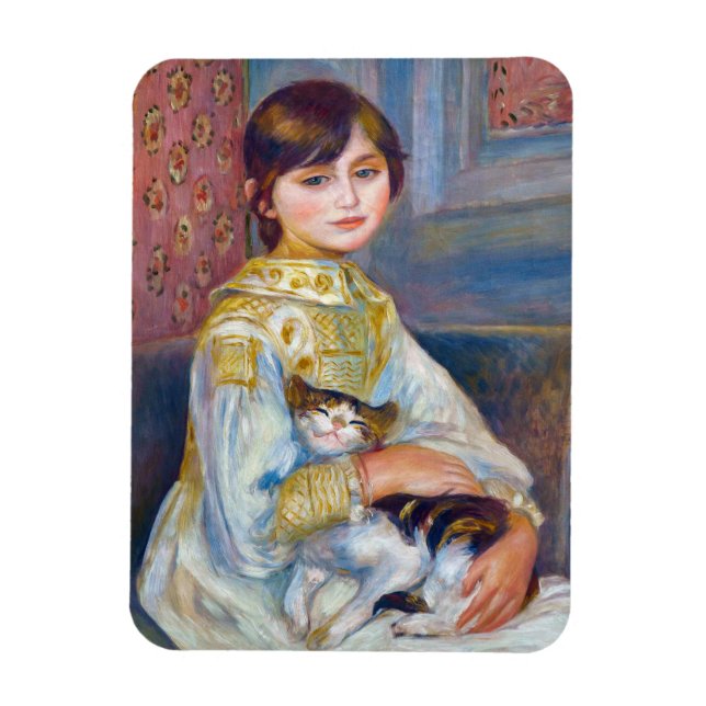 Magnet Flexible Pierre-Auguste Renoir - Enfant avec chat (Vertical)