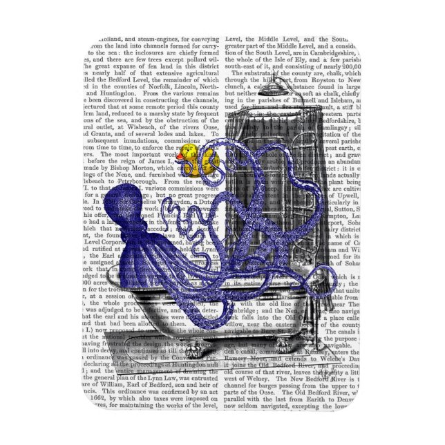 Magnet Flexible Pieuvre dans le bain 2 (Vertical)