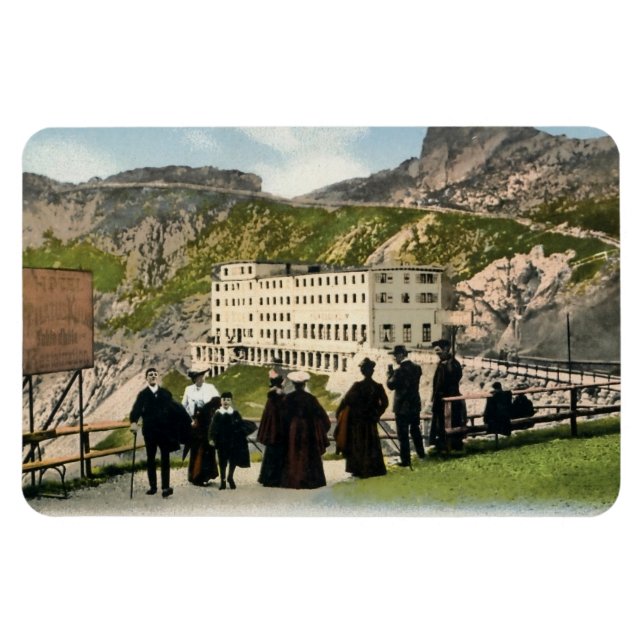Magnet Flexible Pilatus Kulm belle époque Alpes suisses (Horizontal)