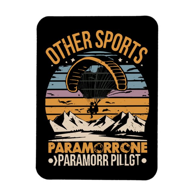 Magnet Flexible Pilote de paramoteur Paramoteur (Vertical)