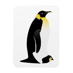 Magnet Flexible Pingouin avec son bébé