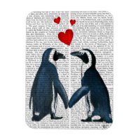 Pingouins Avec Coeurs D'Amour