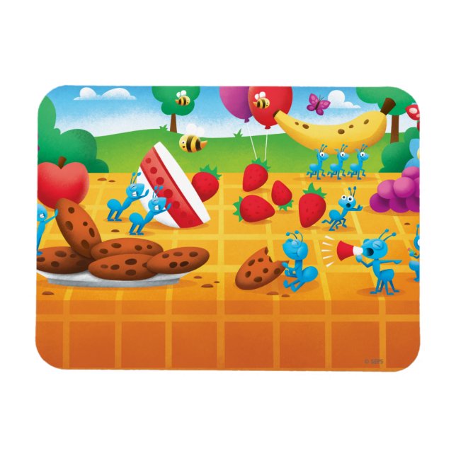 Magnet Flexible Pique-nique d'été (Horizontal)