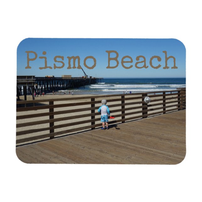 Magnet Flexible Pismo Beach California Boardwalk (Horizontal)