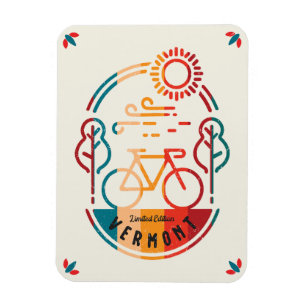 Magnet Flexible Piste cyclable Retro Vermont