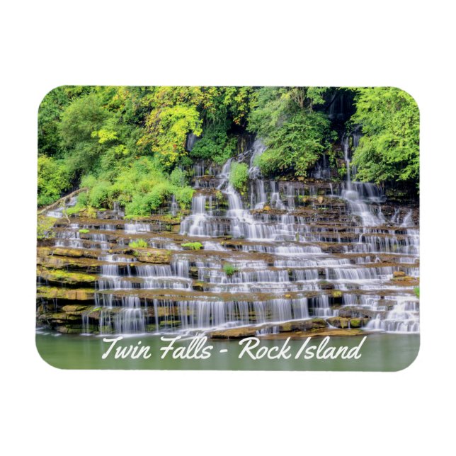 Magnet Flexible Pittoresque Twin Falls Rock Island (Horizontal)