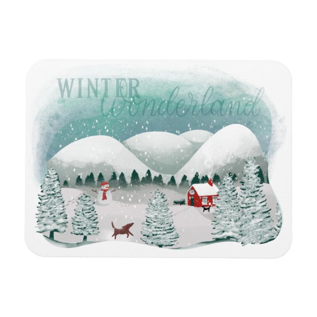 Magnet Flexible Pittoresque Winter Wonderland (Horizontal)