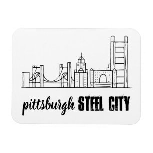 Magnet Flexible Pittsburgh Skyline