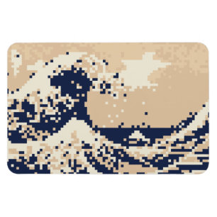 Magnet Flexible Pixel Tsunami 8 bits Pixel Art