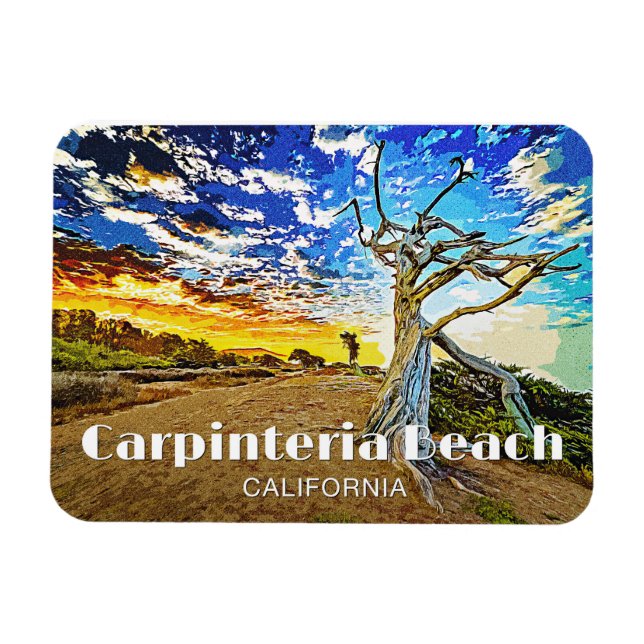 Magnet Flexible Plage de Carpinteria (Horizontal)