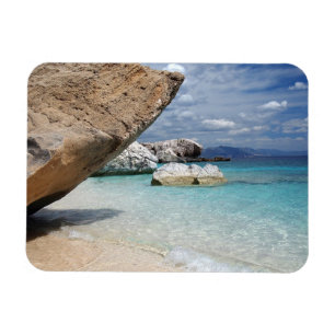 Magnet Flexible Plage de la Sardaigne avec l'aimant rectangulaire