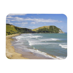 Magnet Flexible Plage de Makorori près de Gisborne, Eastland, Nouv